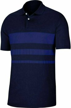 Риза за поло Nike Dri-Fit Vapor Stripe Blue Void/Deep Royal Blue/Blue Void XL - 1