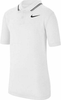 Polo-Shirt Nike Dri-Fit Victory Junior Polo Shirt White/Black L - 1