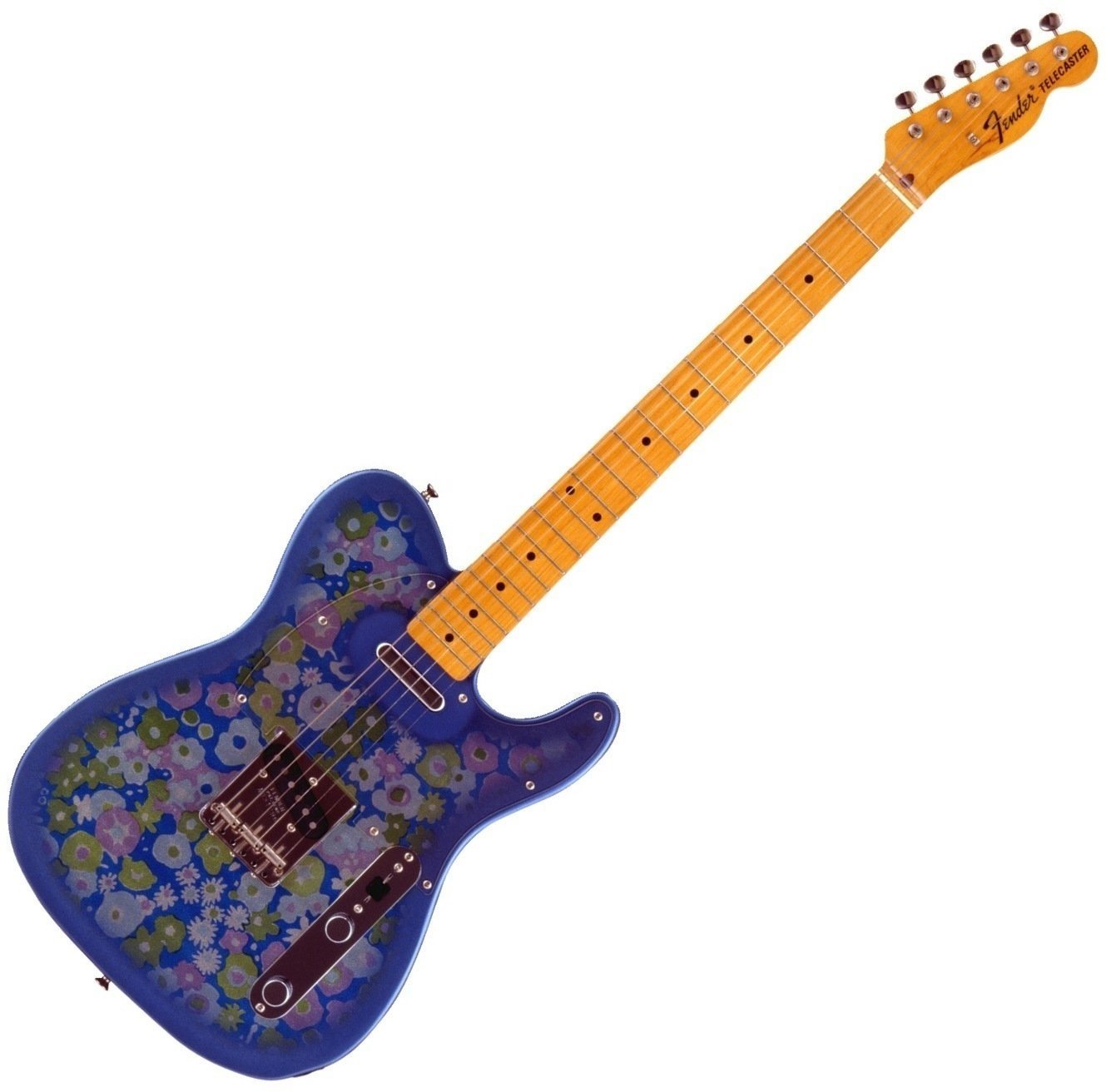 Guitare électrique Fender Classic 69 Tele MN Blue Flower