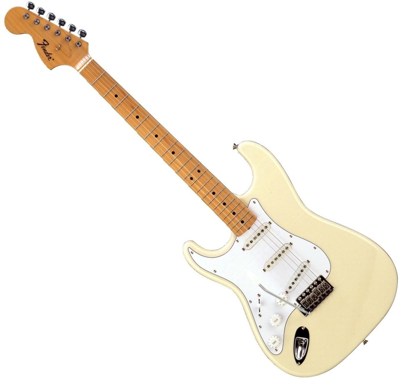 Linkshänder E-Gitarre Fender Classic 68 Strat Left-Hand MN Vintage White