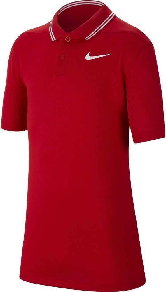 Polo majice Nike Dri-Fit Victory Junior Polo Shirt University Red/White XL