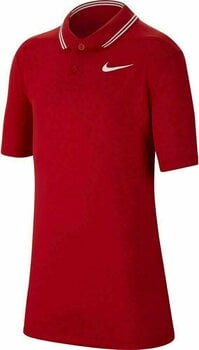 Koszulka Polo Nike Dri-Fit Victory Junior Polo Shirt University Red/White XL - 1