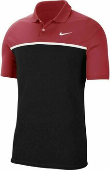 Poloshirt Nike Dri-Fit Victory Mens Polo Shirt Sierra Red/Black/White/White M - 1