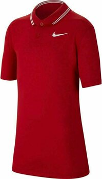 Риза за поло Nike Dri-Fit Victory Junior Polo Shirt University Red/White L - 1