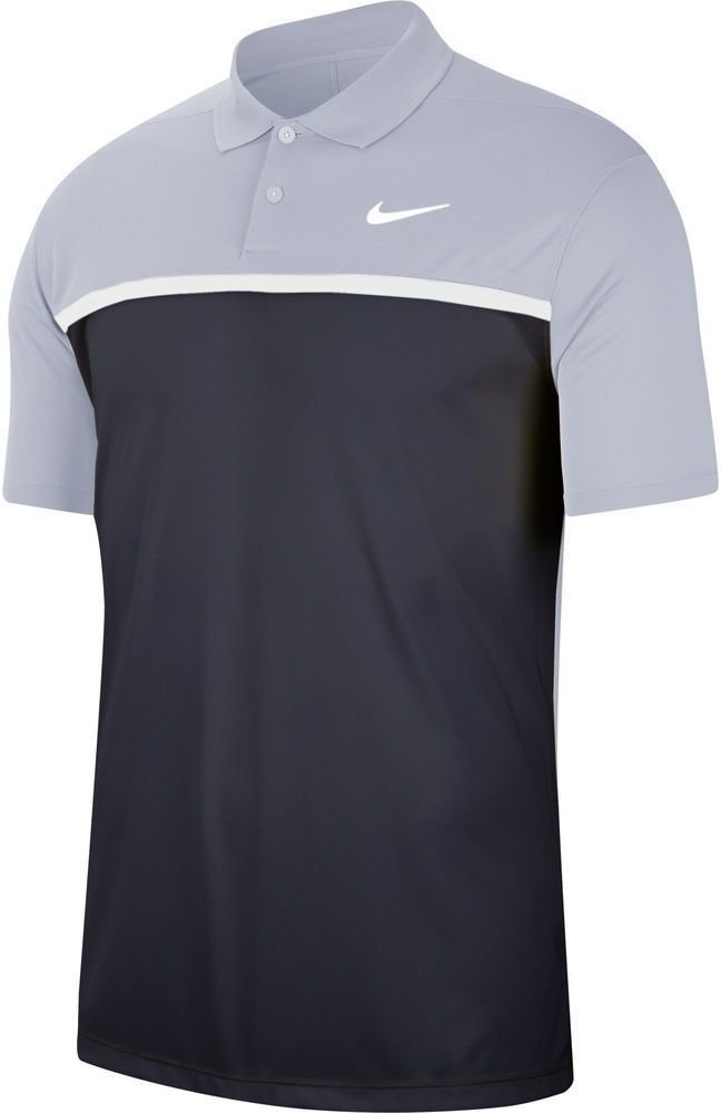 Polo Shirt Nike Dri-Fit Victory Mens Polo Shirt Sky Grey/Obsidian/White/White 2XL