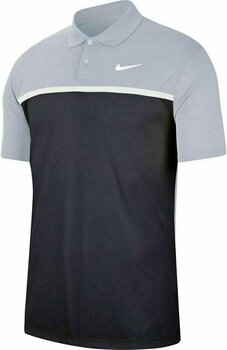Koszulka Polo Nike Dri-Fit Victory Mens Polo Shirt Sky Grey/Obsidian/White/White 2XL - 1