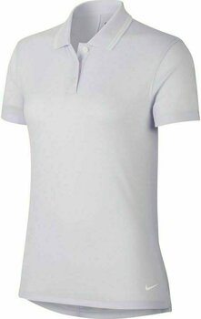 Camiseta polo Nike Dri-Fit Victory Solid Womens Polo Shirt Barely Grape/White/White M - 1