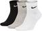 Sukat Nike Everyday Cushioned Ankle Socks (3 Pair) Multi Color S