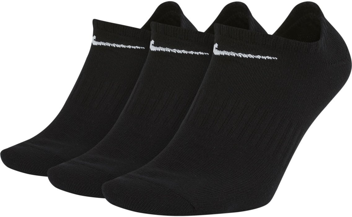Socken Nike Everyday Lightweight Training No-Show Socks Socken Black/White M