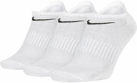 Calcetines Nike Everyday Lightweight Training No-Show Socks Calcetines White/Black M - 1