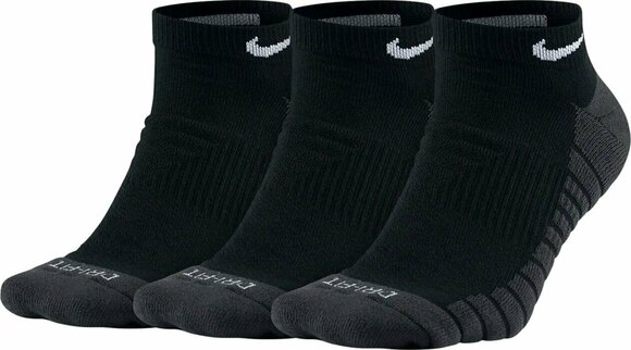 Chaussettes Nike Everyday Max Cushion No-Show Socks (3 Pair) Black/Anthracite/White M - 1