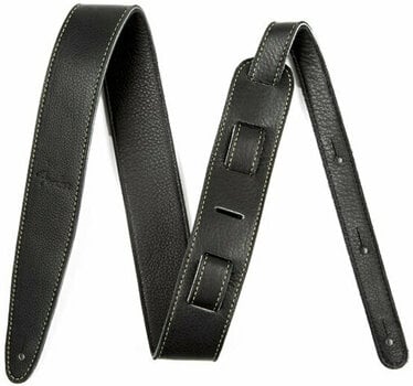 Leather guitar strap Fender 2'' Artisan Crafted Leather guitar strap Black - 1