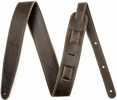Leather guitar strap Fender 2'' Artisan Crafted Leather guitar strap Brown - 1