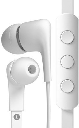 En la oreja los auriculares Jays a-JAYS Five Android White