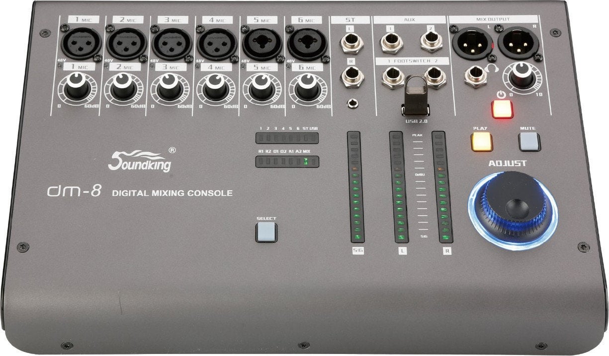 Digital Mixer Soundking DM-8 Digital Mixer (Just unboxed)