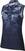 Poloshirt Nike Dri-Fit Fairway Print Sleeveless Womens Polo Shirt Obsidian/Obsidian L