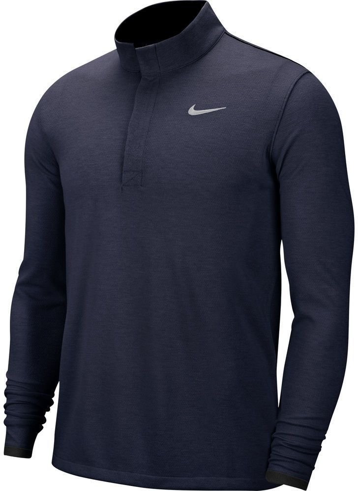 Pulover s kapuco/Pulover Nike Dri-Fit Victory Half Zip Mens Sweater College Navy/College Navy/White M
