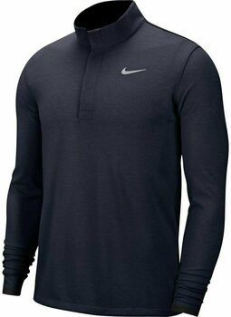 Sudadera con capucha/Suéter Nike Dri-Fit Victory Half Zip Mens Sweater College Navy/College Navy/White M - 1