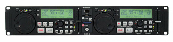 Teline DJ-soittimelle Omnitronic SDP-3 SD Card/USB Player 2U - 1