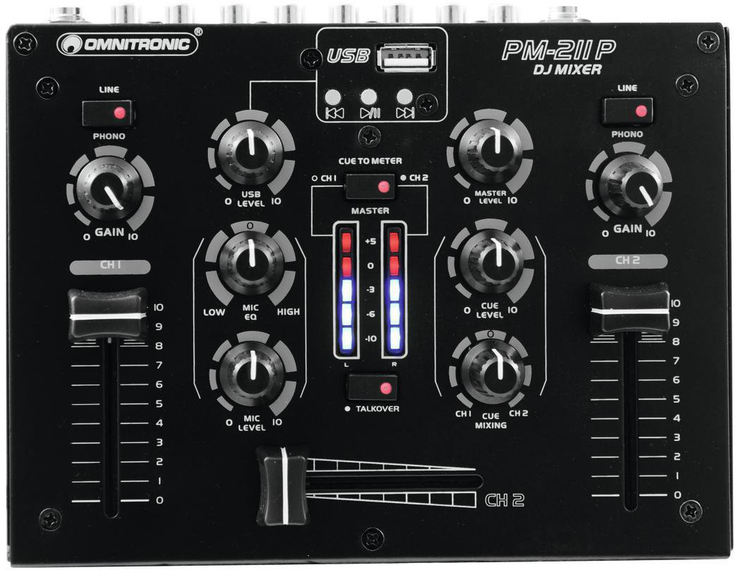 DJ keverő Omnitronic PM-211P DJ keverő