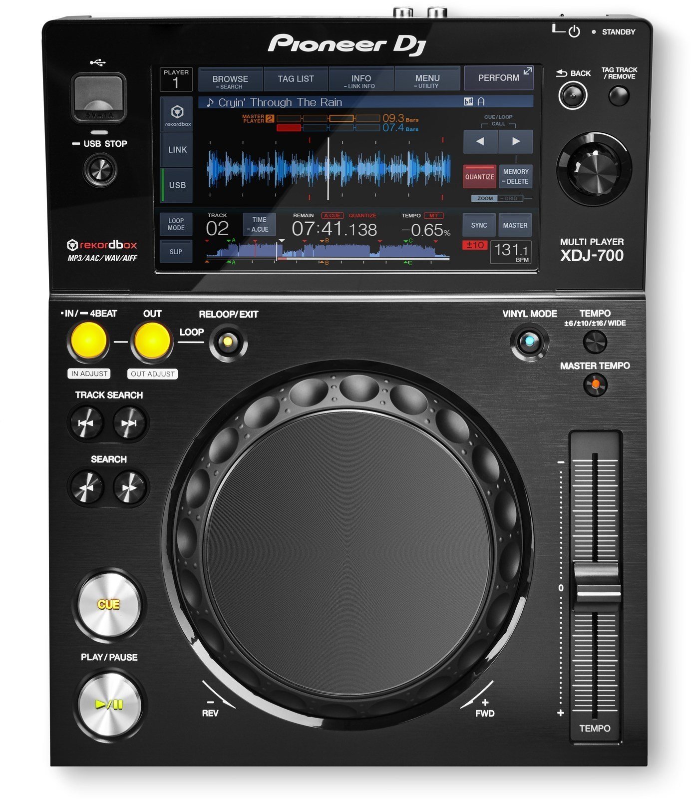 DJ-spelare för skrivbord Pioneer Dj XDJ-700