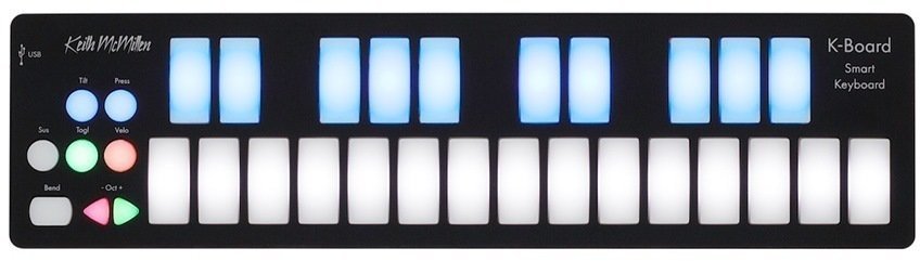 MIDI keyboard Keith McMillen K-Board
