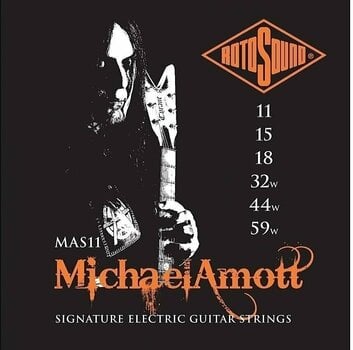 Struny pre elektrickú gitaru Rotosound MAS11 Michael Amott - 1