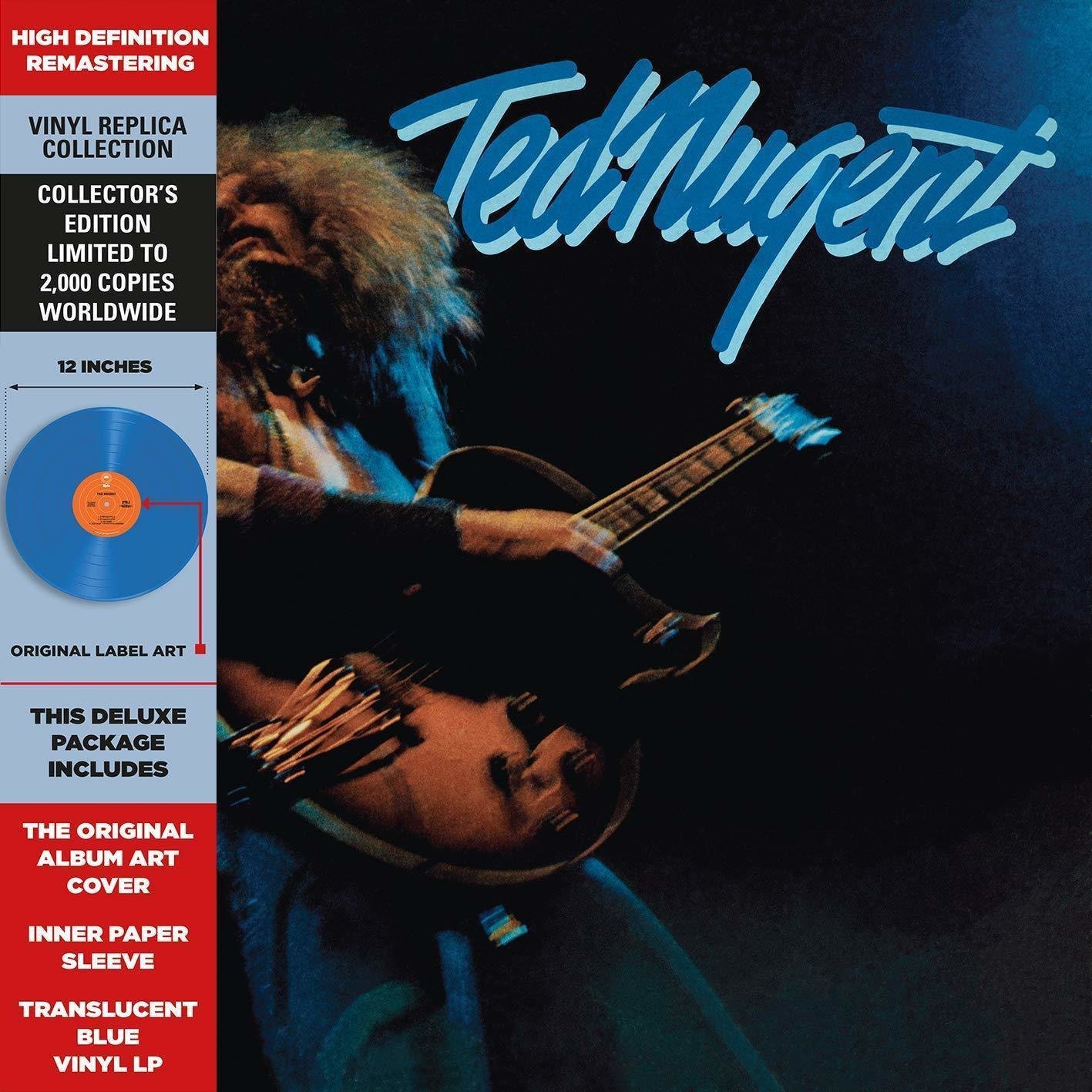 Vinylplade Ted Nugent - (Blue Vinyl)
