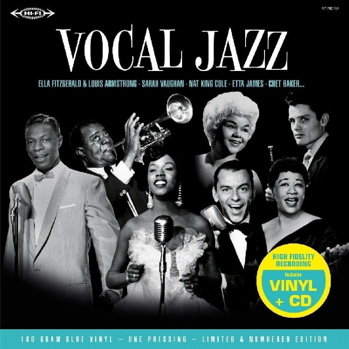 Disco de vinilo Various Artists - Vocal Jazz (Blue Vinyl + CD)
