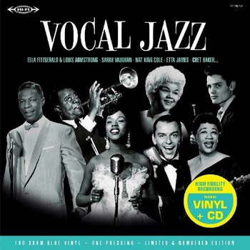 Vinyl Record Various Artists - Vocal Jazz (Blue Vinyl + CD) - 1