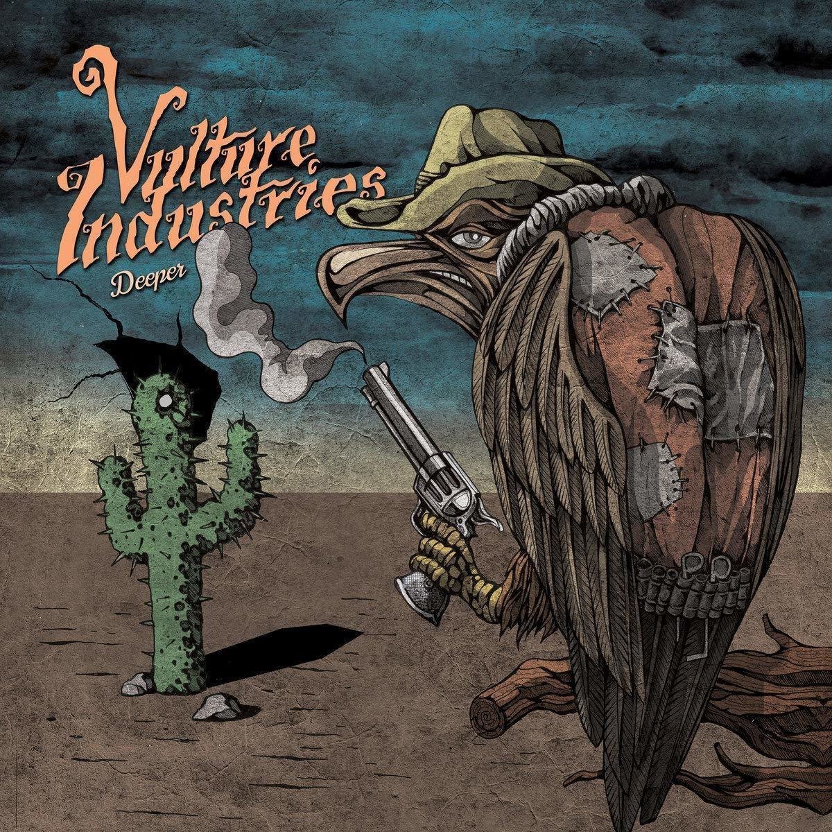 Vinylplade Vulture Industries - Deeper (Green 7" Vinyl)