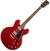 Halvakustisk guitar Gibson ES-335 Satin Cherry