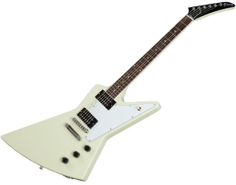 Electric guitar Gibson 70s Explorer Classic White