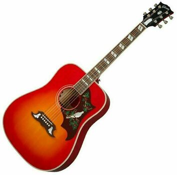 Elektroakustická kytara Dreadnought Gibson Dove Original Vintage Cherry Sunburst - 1