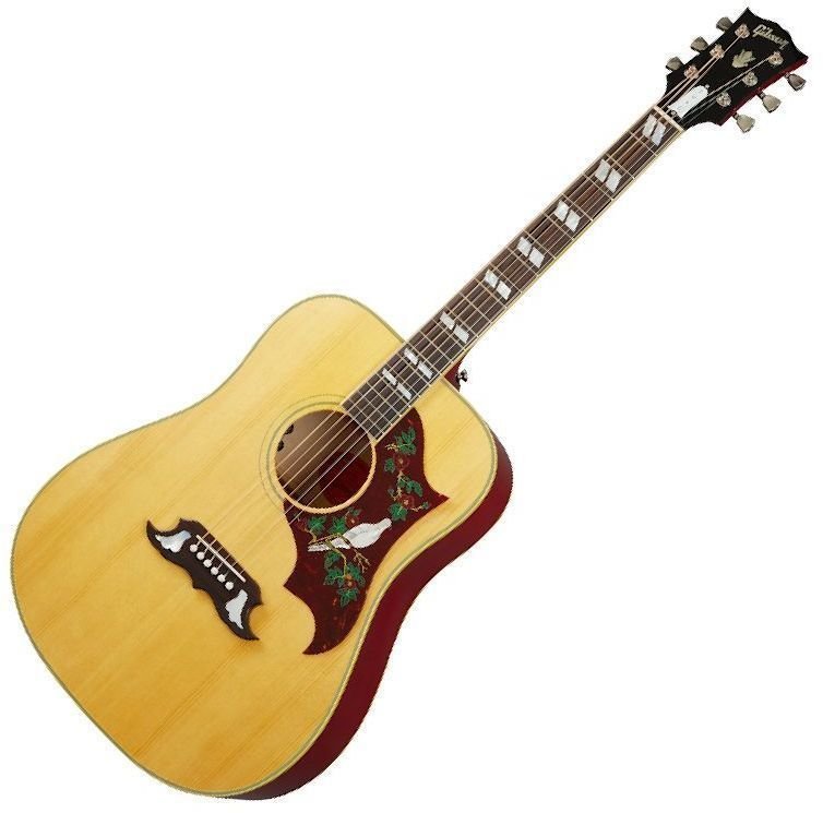 Guitare Dreadnought acoustique-électrique Gibson Dove Original Antique Natural