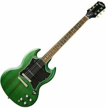 Electric guitar Epiphone SG Classic Worn P-90s Inverness Green - 1