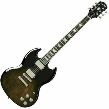 Guitare électrique Epiphone SG Modern Figured Trans Black Fade - 1