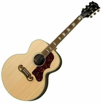 Jumbo elektro-akoestische gitaar Gibson SJ-200 Studio WN Antique Natural - 1