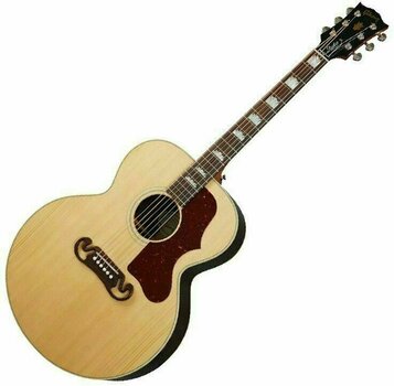 Jumbo elektro-akoestische gitaar Gibson SJ-200 Studio RW Antique Natural - 1