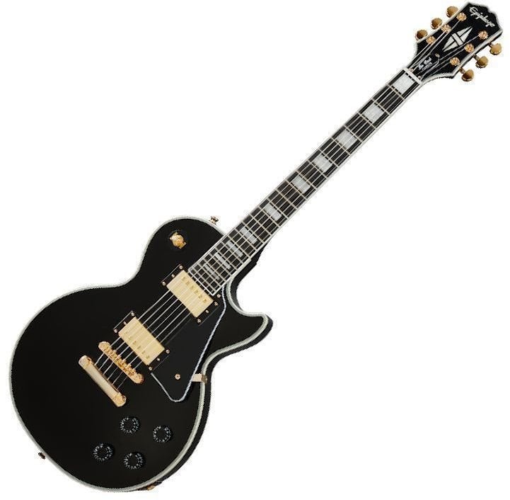 Elektromos gitár Epiphone Les Paul Custom Ebony