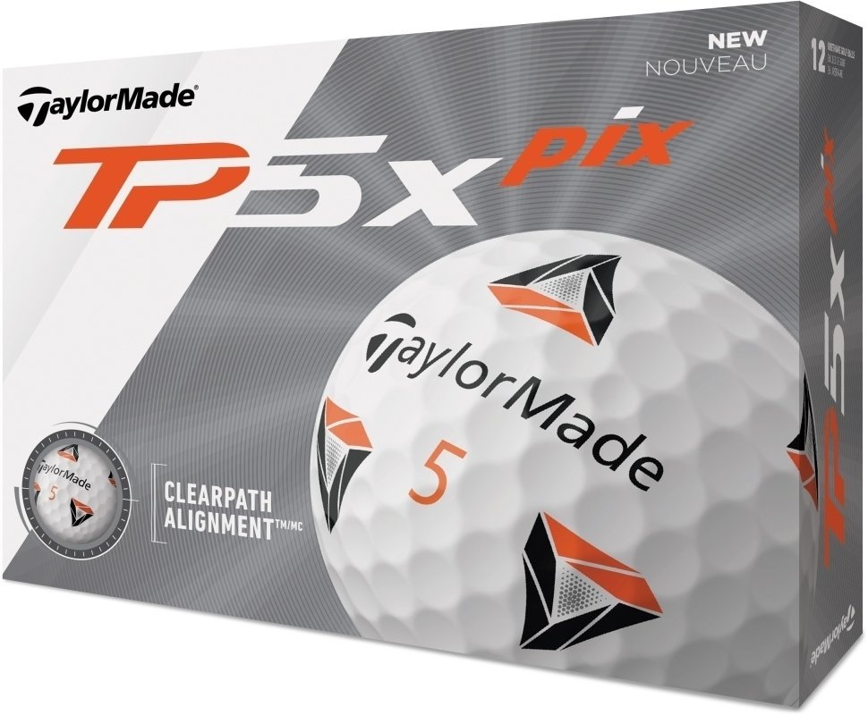Golfová loptička TaylorMade TP5x Pix 2.0 Golf Balls