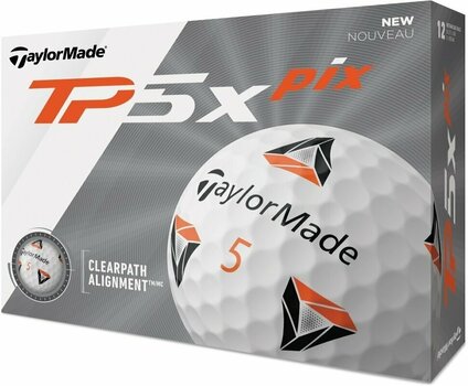 Golf Balls TaylorMade TP5x Pix 2.0 Golf Balls - 1