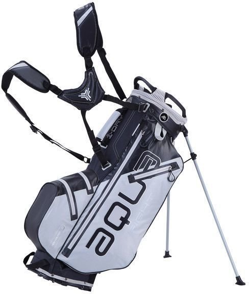 Чантa за голф Big Max Aqua 8 Grey/Black Чантa за голф