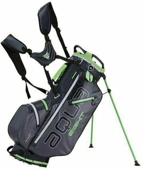 Golfbag Big Max Aqua 8 Charcoal/Black/Lime Golfbag - 1