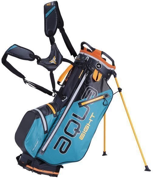Чантa за голф Big Max Aqua 8 Petrol/Black/Orange Чантa за голф