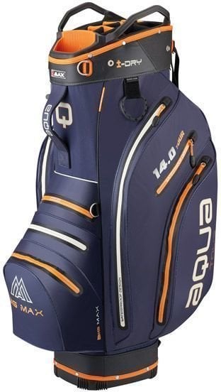 Golf torba Cart Bag Big Max Aqua Tour 3 Steel Blue/Black/Orange Golf torba Cart Bag