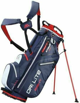 Golf Bag Big Max Dri Lite 8 Navy/White/Red Golf Bag - 1