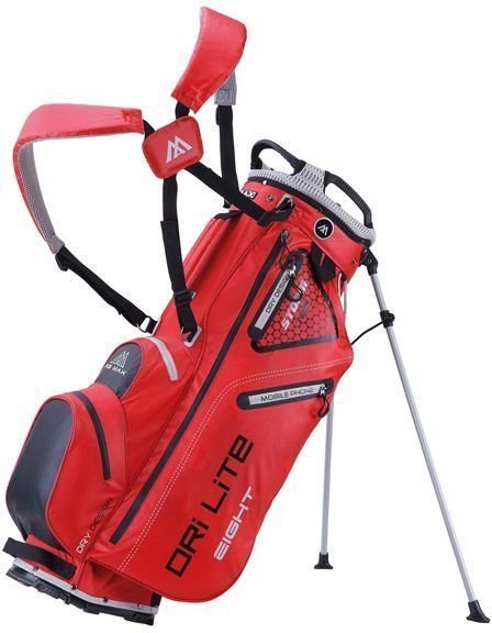 Golf torba Stand Bag Big Max Dri Lite 8 Rdeča Golf torba Stand Bag