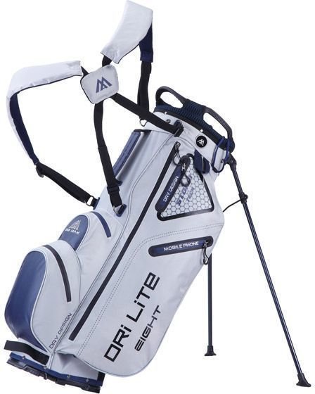 Чантa за голф Big Max Dri Lite 8 Silver/Navy Чантa за голф
