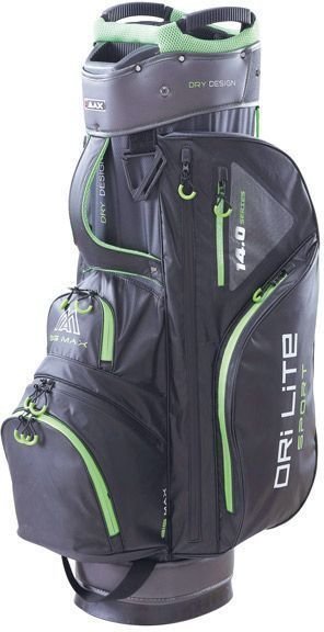 Golfbag Big Max Dri Lite Sport Black/Lime Golfbag